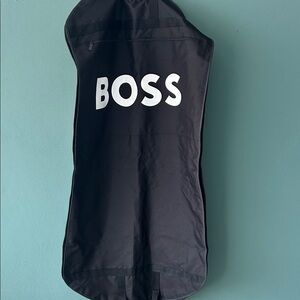 Boss Black Garment Bag with White Logo